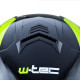 Мотоциклетний шолом W-TEC Vexamo - чорно-зелений / S (55-56)