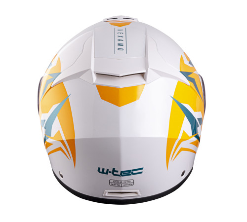 Перекидний мотоциклетний шолом W-TEC Vexamo PI Graphic w/ Pinlock - біла графіка/XL (61-62) Перекидний мотоциклетний шолом W-TEC Vexamo PI Graphic w/ Pinlock - біла графіка/XL (61-62)