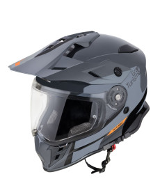 Мотоциклетний шолом W-TEC V331 PR графічний сірий M (57-58)