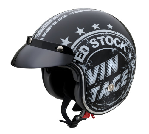 Мотоциклетний шолом W-TEC Café Racer чорний S(55-56) Мотоциклетний шолом W-TEC Café Racer чорний S(55-56)