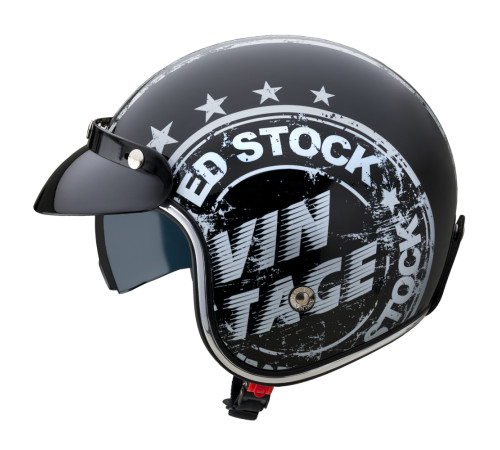 Мотоциклетний шолом W-TEC Café Racer чорний S(55-56) Мотоциклетний шолом W-TEC Café Racer чорний S(55-56)