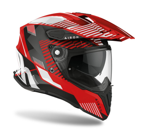 Мотоциклетний шолом Airoh Commander Boost Glossy M (57-58) червоний 2022 Мотоциклетний шолом Airoh Commander Boost Glossy M (57-58) червоний 2022