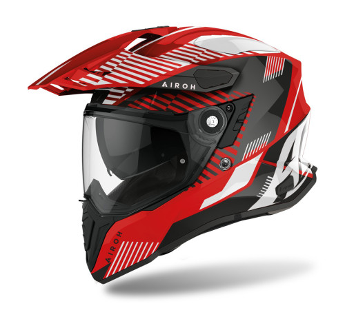 Мотоциклетний шолом Airoh Commander Boost Glossy M (57-58) червоний 2022 Мотоциклетний шолом Airoh Commander Boost Glossy M (57-58) червоний 2022