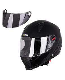 Мотоциклетний шолом W-TEC NK-863 - чорний глянсовий/XXL (63-64)
