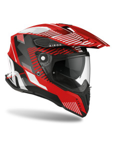 Мотоциклетний шолом Airoh Commander Boost Glossy червоний M (57-58)  2022 