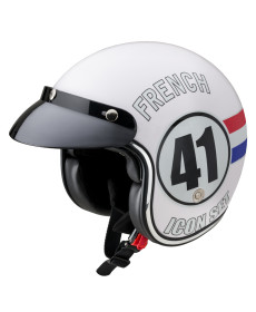 Мотоциклетний шолом W-TEC Café Racer білий L(59-60)