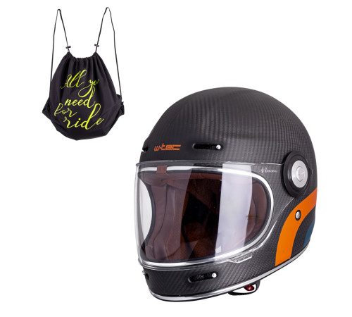 Мотоциклетний шолом W-TEC Matt Carbon - XL (61-62) Мотоциклетний шолом W-TEC Matt Carbon - XL (61-62)