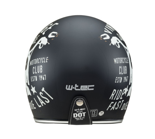 Мотоциклетний шолом W-TEC Café Racer чорний M (57-58) Мотоциклетний шолом W-TEC Café Racer чорний M (57-58)