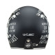Мотоциклетний шолом W-TEC Café Racer чорний M (57-58)