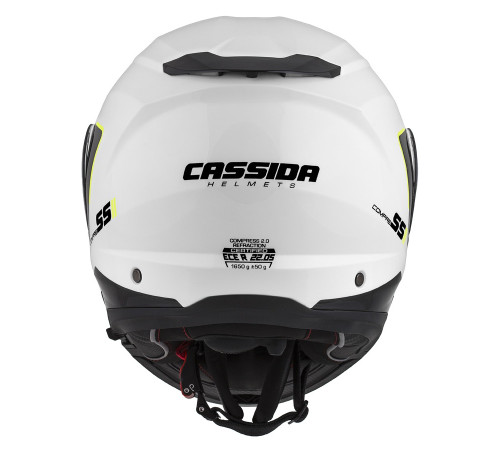 Мотоциклетний шолом Cassida Compress 2.0 Refraction білий XXL (63-64) Мотоциклетний шолом Cassida Compress 2.0 Refraction білий XXL (63-64)