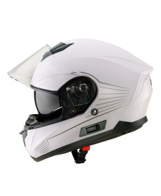 Мотоциклетний шолом W-TEC Yorkroad Solid білий S(55-56)