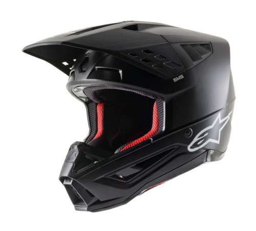 Мотошолом Alpinestars S-M5 Solid Black Matte 2022 S(55-56) Мотошолом Alpinestars S-M5 Solid Black Matte 2022 S(55-56)