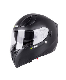 Мотоциклетний шолом W-TEC Vintegra Solid - Матовий чорний / М (57-58)