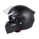 Мотоциклетний шолом W-TEC Vintegra Solid - Матовий чорний / М (57-58)