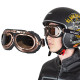 Мотоциклетний шолом W-TEC Angeric Gloss чорний w/ Steamrust Goggles M (57-58)