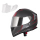 Мотоциклетний шолом W-TEC V127 червоний Light S(55-56)