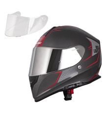 Мотоциклетний шолом W-TEC V127 червоний Light M (57-58)