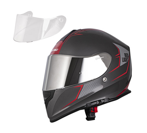 Мотоциклетний шолом W-TEC V127 червоний Light L(59-60) Мотоциклетний шолом W-TEC V127 червоний Light L(59-60)