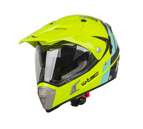 Мотоциклетний шолом W-TEC Dualsport - флуо-жовто-блакитний / S (55-56) Мотоциклетний шолом W-TEC Dualsport - флуо-жовто-блакитний / S (55-56)