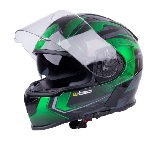 Мотоциклетний шолом W-TEC V126 - зелений / S (55-56) Мотоциклетний шолом W-TEC V126 - зелений / S (55-56)