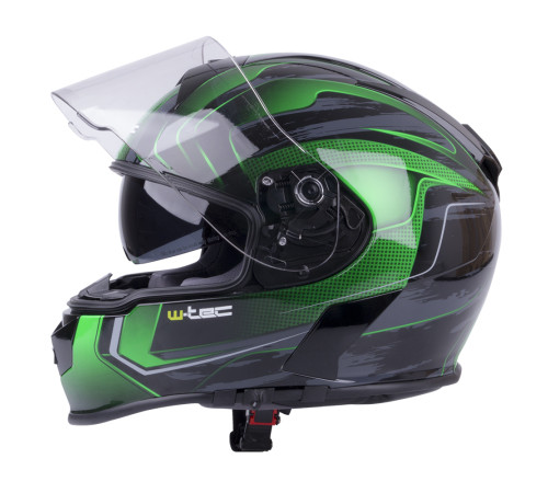 Мотоциклетний шолом W-TEC V126 - зелений / XL (61-62) Мотоциклетний шолом W-TEC V126 - зелений / XL (61-62)