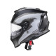 Мотоциклетний шолом W-TEC Integra Graphic - чорно-білий / L (59-60)