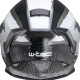 Мотоциклетний шолом W-TEC Integra Graphic - чорно-білий / L (59-60)