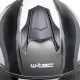 Мотоциклетний шолом W-TEC Integra Graphic - чорно-білий / L (59-60)