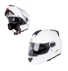 Мотоциклетний шолом W-TEC Vexamo - білий / М (57-58)