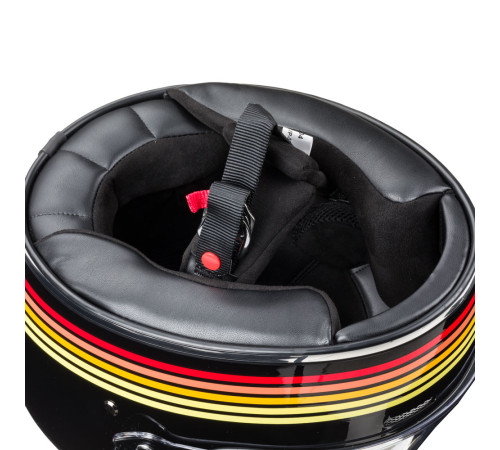 Мотоциклетний шолом W-TEC Cruder Bismar - розмір XXL(63-64) / чорний Мотоциклетний шолом W-TEC Cruder Bismar - розмір XXL(63-64) / чорний