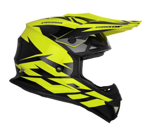 Шолом для мотокросу Cassida Cross Cup Two жовтий XXL (63-64) Шолом для мотокросу Cassida Cross Cup Two жовтий XXL (63-64)