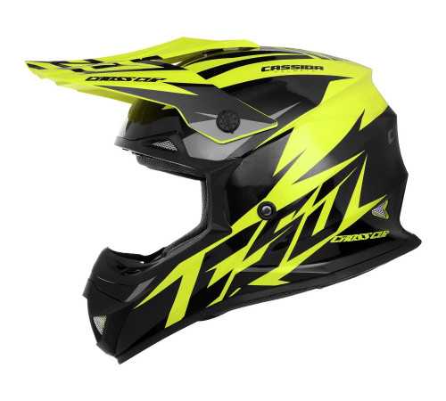 Шолом для мотокросу Cassida Cross Cup Two жовтий XXL (63-64) Шолом для мотокросу Cassida Cross Cup Two жовтий XXL (63-64)
