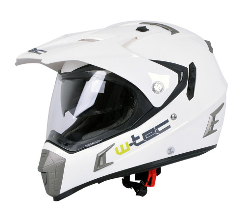 Мотоциклетний шолом W-TEC NK-311 enduro + BLENDA 2019 - розмір XXL(63-64) / білий блиск Мотоциклетний шолом W-TEC NK-311 enduro + BLENDA 2019 - розмір XXL(63-64) / білий блиск
