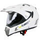 Мотоциклетний шолом W-TEC NK-311 enduro + BLENDA 2019 - розмір XXL(63-64) / білий блиск