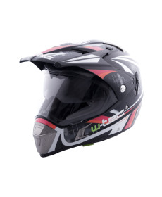  Мотоциклетний шолом W-TEC NK-311 enduro + BLENDA 2019 - розмір M(57-58) / чорний апельсин