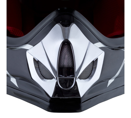Молодіжний мотоциклетний шолом W-TEC V310 enduro - розмір S (49/50) / чорний череп Молодіжний мотоциклетний шолом W-TEC V310 enduro - розмір S (49/50) / чорний череп