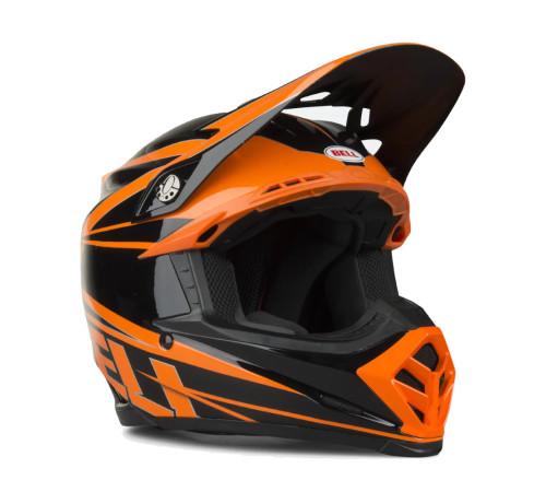 Шолом для мотокросу BELL Moto-9 - помаранчево-чорний / S (55-56) Шолом для мотокросу BELL Moto-9 - помаранчево-чорний / S (55-56)