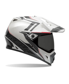 Шолом для мотокросу BELL MX-9 Adventure - біло-чорний / XS (53-54)
