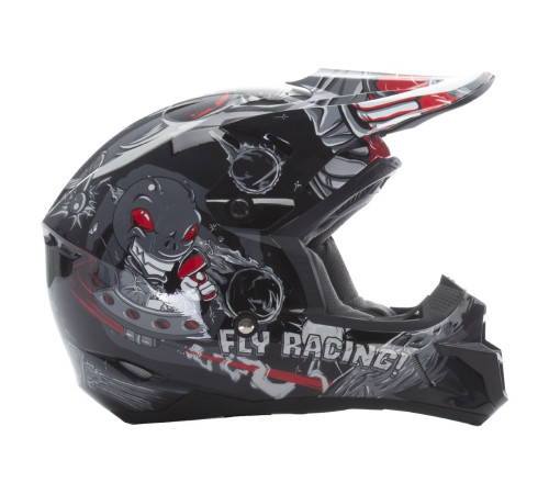 Дитячий шолом для мотокросу inSPORTline Fly Racing Kinetic Youth Invasion - сірий / YS (47-48) Дитячий шолом для мотокросу inSPORTline Fly Racing Kinetic Youth Invasion - сірий / YS (47-48)