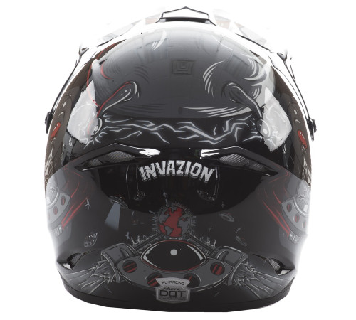 Дитячий шолом для мотокросу inSPORTline Fly Racing Kinetic Youth Invasion - сірий / YS (47-48) Дитячий шолом для мотокросу inSPORTline Fly Racing Kinetic Youth Invasion - сірий / YS (47-48)