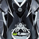 Молодіжний мотоциклетний шолом W-TEC V310 enduro - розмір S (49/50) / чорний LRB