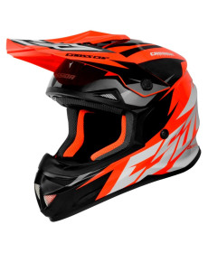 Шолом для мотокросу Cassida Cross Cup Two - оранжевий / XXL (63-64)