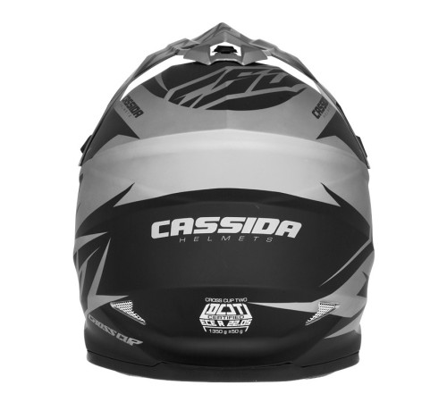 Шолом для мотокросу Cassida Cross Cup Two - сіро-чорний / S (55-56) Шолом для мотокросу Cassida Cross Cup Two - сіро-чорний / S (55-56)