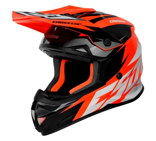 Шолом для мотокросу Cassida Cross Cup Two - оранжевий / XL (61-62) Шолом для мотокросу Cassida Cross Cup Two - оранжевий / XL (61-62)
