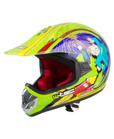  Молодіжний мотоциклетний шолом W-TEC V310 enduro - розмір XL (55-56) / жовтий