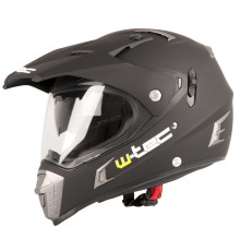  Мотоциклетний шолом W-TEC NK-311 enduro + BLENDA 2019 - розмір XS(59-60) / матовий чорний