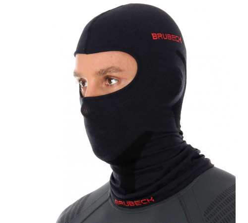 Балаклава унісекс Brubeck Merino KM10370 - S/M - чорна