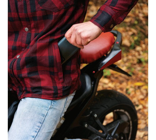 Мотоциклетна сорочка W-TEC Terchis EVO- 3XL - червоний