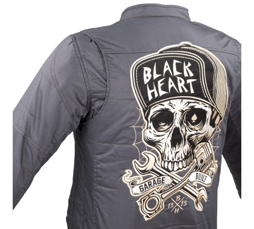 Чоловіча мотокуртка W-TEC Black Heart Garage Built Jacket - сірий/L Чоловіча мотокуртка W-TEC Black Heart Garage Built Jacket - сірий/L