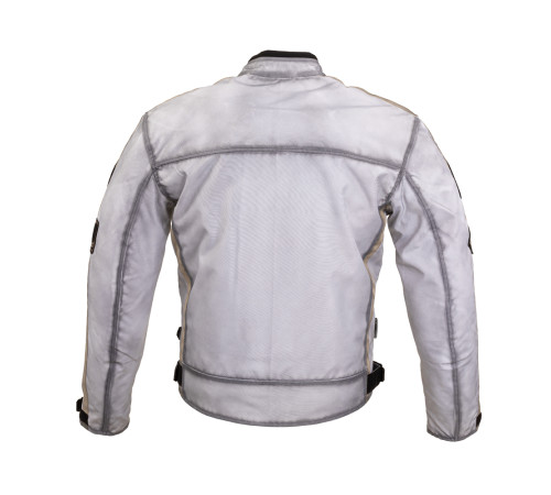 Чоловіча текстильна мотокуртка W-TEC Patriot - білий / 3XL Чоловіча текстильна мотокуртка W-TEC Patriot - білий / 3XL